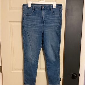 American Eagle Outfitters Blue Ankle Jeans